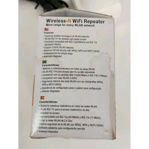 WIRELESS-N WIFI Repeater/Extender - 300Mbps WLAN Support - Picture 9 of 15